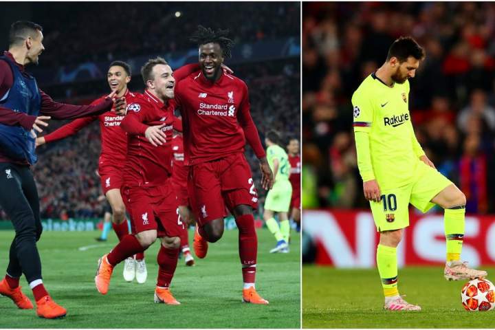 Liverpool FC mounts stunning, 4-goal comeback to dump Lionel Messi and FC Barcelona out of the Champions League for good, advancing to the final