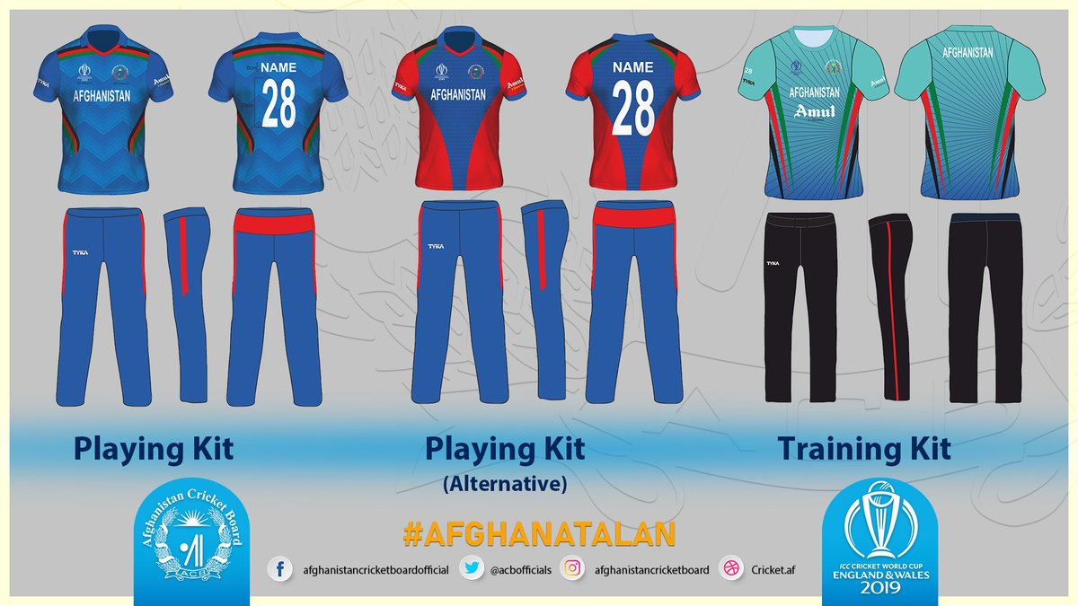 Afghanistan unveil ICC World Cup 2019 jersey