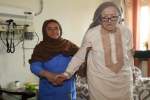 سهیلاصدیق وزیر پیشین صحت عامه در بستر بیماری آلزایمر