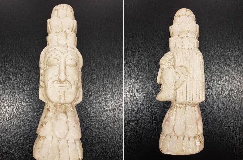 Kabul Police foils smugglers bid to sale an ancient sculpture for $250,000
