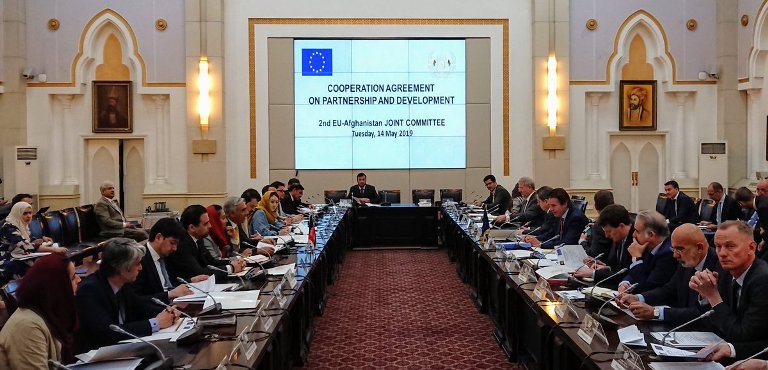 Afghanistan, EU Delegations Hold Second Joint Committee Talks in Kabul
