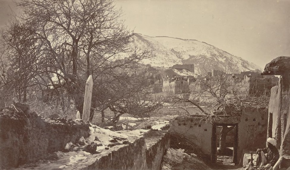 منظره مسجد شاه شهید، کابل، سال۱۸۷۹-۱۸۸۰میلادی