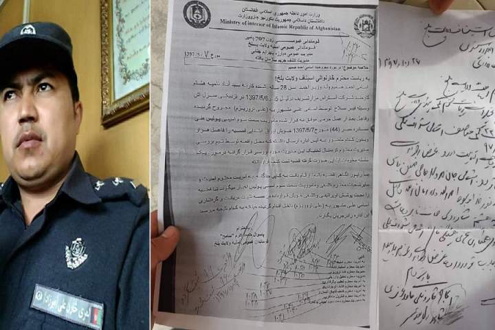 مجرم متواری به عنوان آمر حوزه 10 پولیس بلخ تعیین شد
