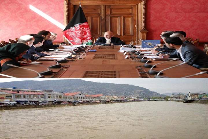 تاکید رئیس جمهور روی آغاز مرحله دوم پروژه مدیریت دریای کابل