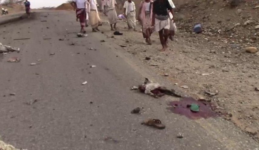 اجساد تکه شده مردم یمن در حمله سعودی در ماه رمضان+ عکس