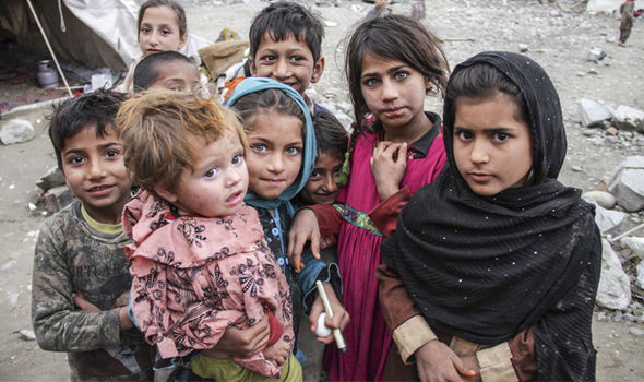 Children suffer from malnutrition in Afghanistan