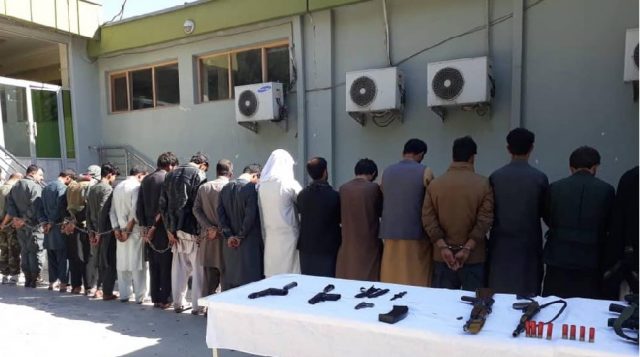 Police forces arrest 43 people for celebratory firing in Kabul city