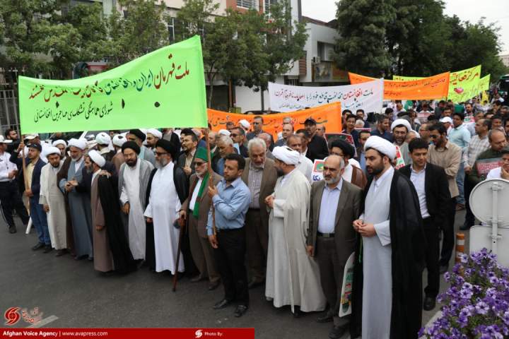 مهاجرین افغانستانی در روز جهانی قدس  مظلومیت مردم فلسطین  را در مشهد مقدس فریاد زدند