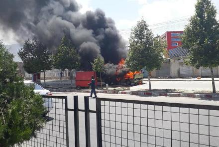 Five Killed As Explosion Targets Govt Employees Bus In Kabul