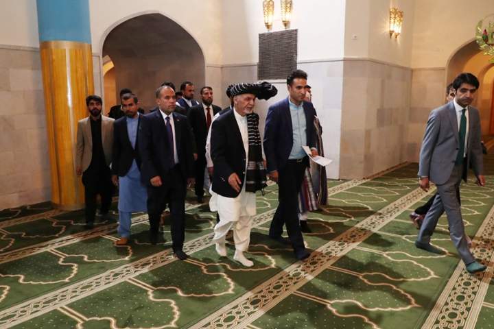 رئیس جمهور از جریان کاربازسازی مسجد پل‌خشتی کابل دیدن کرد