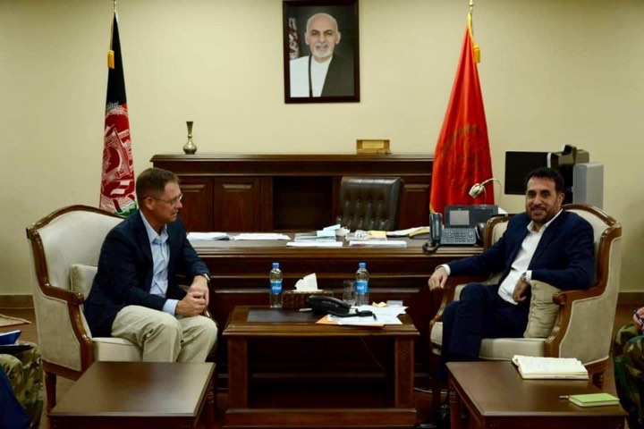 Minister Khalid Meets Top US Military Official for Afghanistan