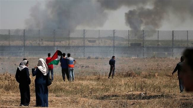 Zionist forces injure 49 civilians in Gaza