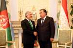داکتر عبدالله در دوشنبه؛ رحمان: افغانستان از متحدان استراتژیک تاجیکستان است