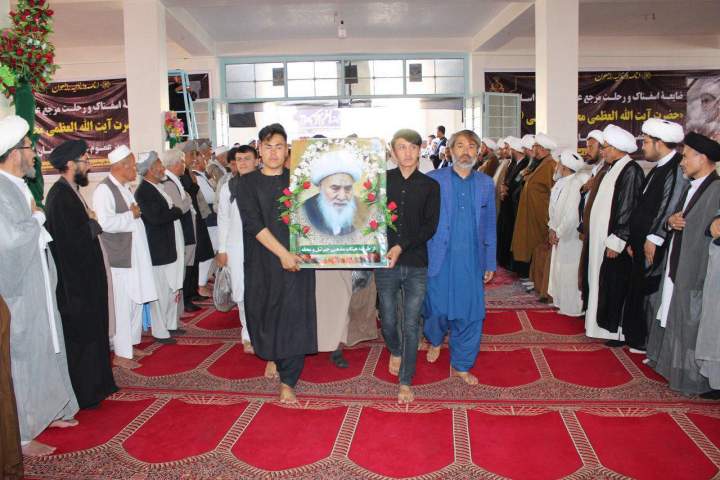 برگزاری مراسم باشکوهِ ارتحال حضرت آیت الله کابلی در شهرک جبرئیل هرات