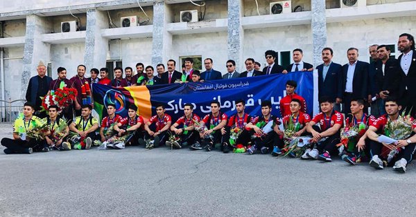 نایب قهرمان  فوتسال زیر ۲۰ سال آسیا وارد کابل شد