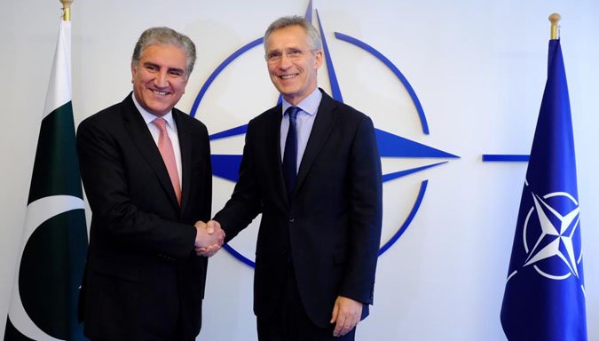Intra-Afghan talks should start as soon as possible, NATO chief says in meeting with Pakistan FM