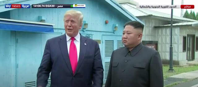 دیدار ترامپ با اون در مرز دو کوریا/ دعوت از رهبر کوریای شمالی برای رفتن به کاخ سفید