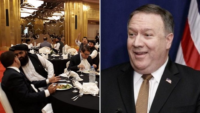 Pompeo: Great to see senior government, civil society, women, Taliban reps at one table together