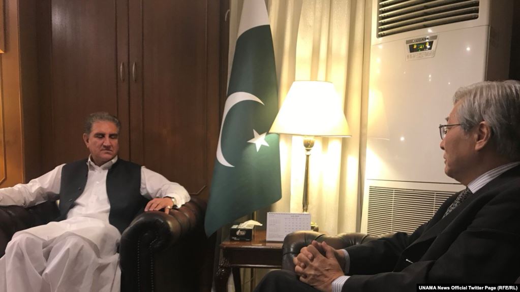 تدامیچی یاماموتو با مقامات پاکستانی در مورد صلح و همکاری منطقه‌ای بحث کرد