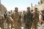 حضور والی و فرمانده پولیس هرات در خط مقدم جنگ با طالبان