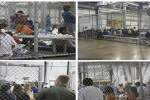 روایتی از قفس های داخل اردوگاه مهاجرین در ایالت تگزاس امریکا