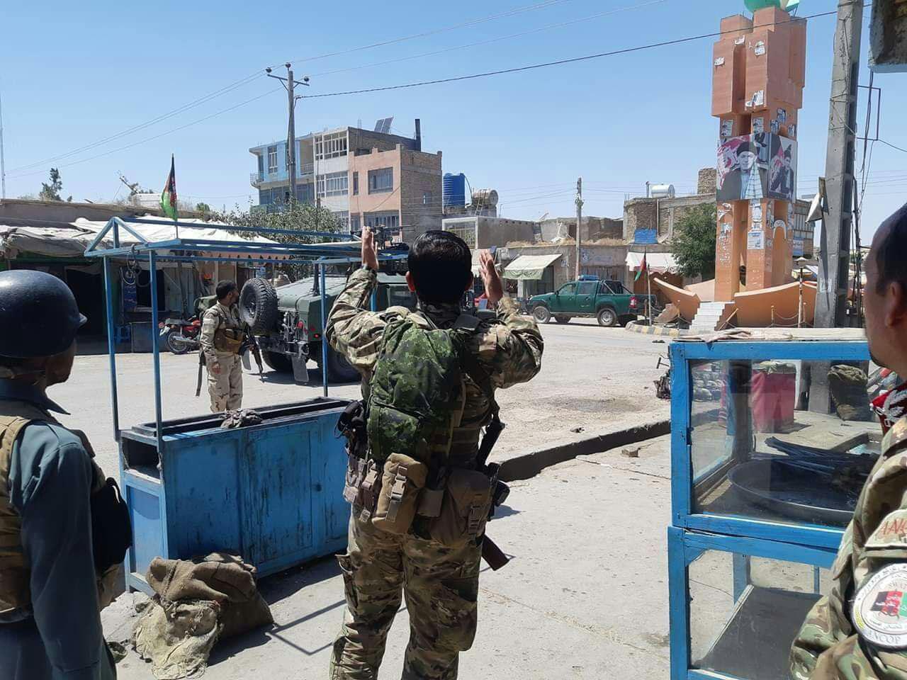 وقوع درگیری میان طالبان و نیروهای امنیتی در مرکز بادغیس