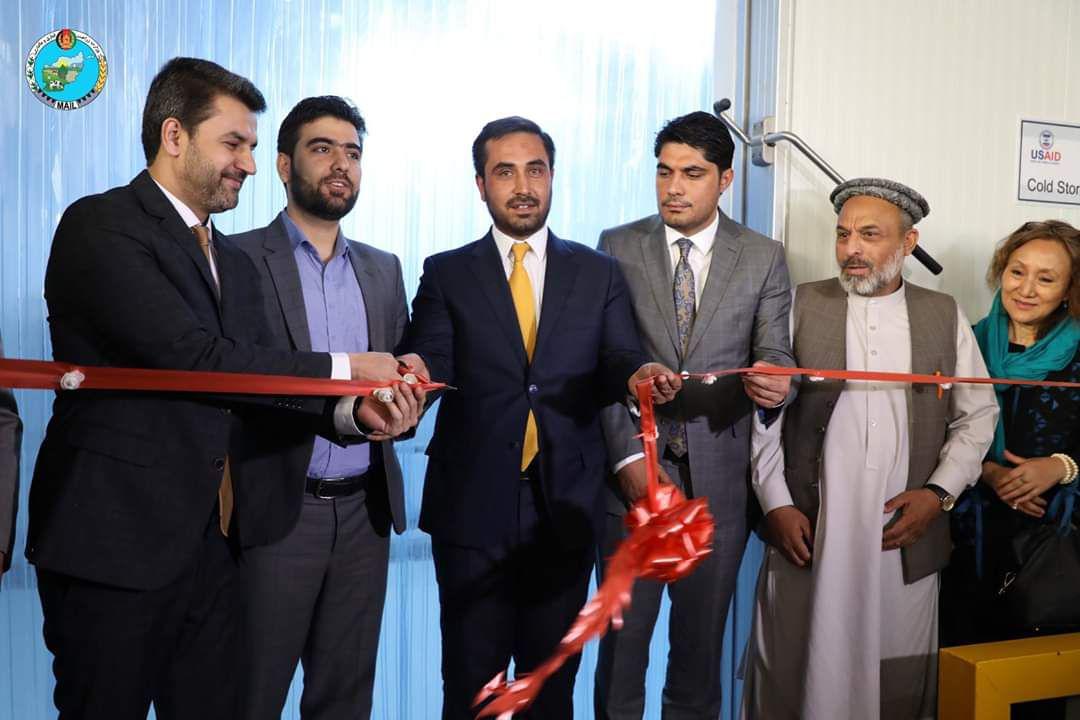 دو سردخانه‌ میوه در فرودگاه کابل افتتاح شد