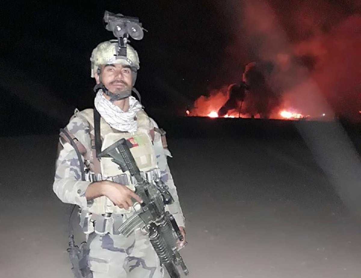 Special Forces large IED, weapons caches of Taliban in Ghazni and Herat provinces