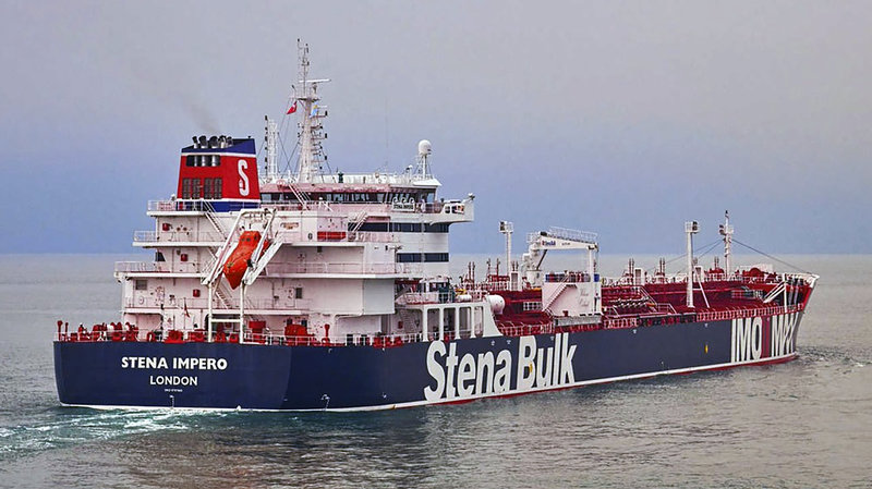 Iran IRGC captures British oil tanker in Strait of Hormuz