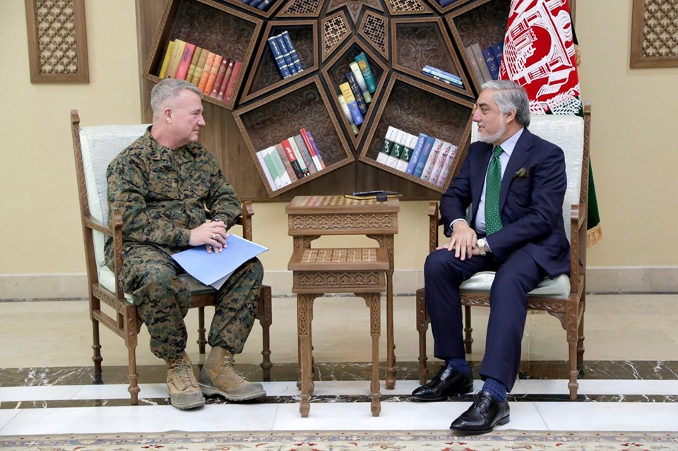 Commander of the US CENTCOM visits Afghanistan