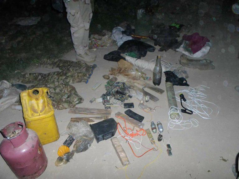 2 Taliban Weapon Cache Destroyed in Helmand