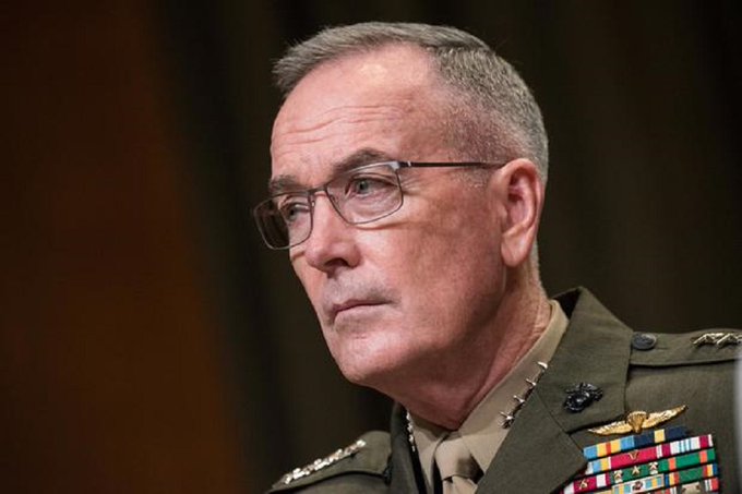 Gen. Dunford cautiously optimistic about Afghan peace amid Doha talks, positive Islamabad statements