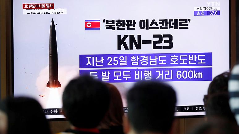 North Korea fires two ballistic missiles as South Korea bristles