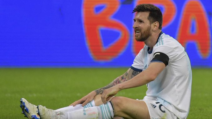Messi slapped with 3-month international ban for 