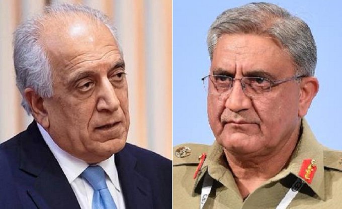 Khalilzad, Gen. Bajwa agree to continue working towards agreed goals: Pakistan military