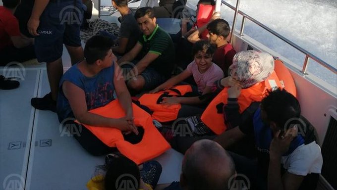 Turkish rescues 22 irregular migrants in Aegean Sea