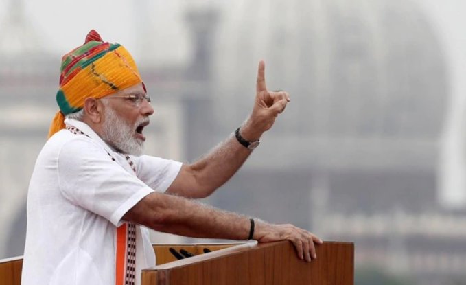Modi reaches out to Afghanistan, launches veiled attack on Pakistan in his I-Day speech