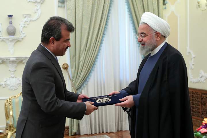 سفیر جدید افغانستان اعتمادنامه خود را تقدیم رییس‌‌جمهور ایران کرد