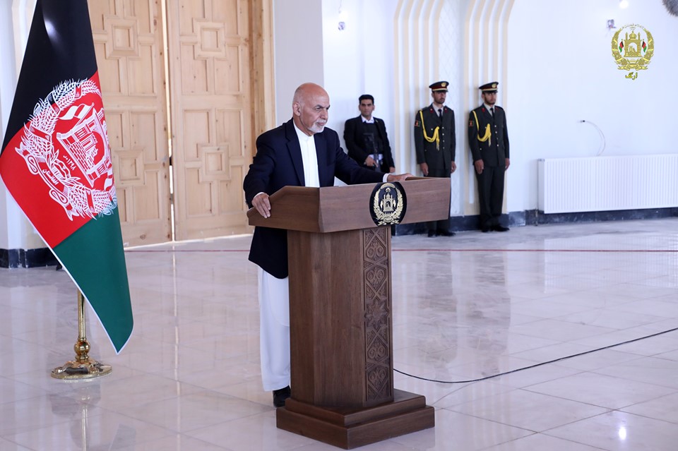 President Ghani on Independence Day Tells Taliban “Don’t Deny Reponsibility of Your Violence”