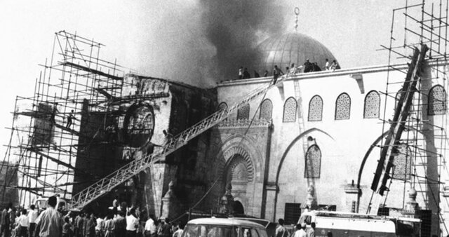 پنجاهمین سالروز آتش‌ زدن مسجد الاقصی
