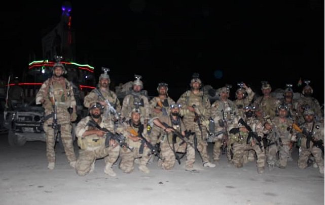 NDS Special Forces arrive in Pul-e Khumri city to eliminate militants hiding in civilian homes