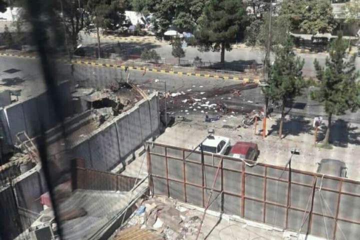 وقوع انفجار در دروازه ورودی پیژنتون وزارت دفاع ملی در کابل