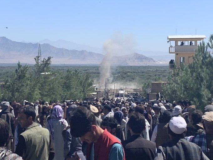Taliban claims responsibility for suicide bombing at campaign rally in Charikar, as well as for separate blast in Kabul