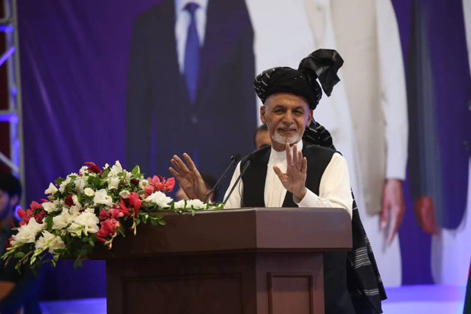 اشرف غنی: بدون همکاری جهانی و منطقه‌ ای برقراری صلح در افغانستان دشوار است