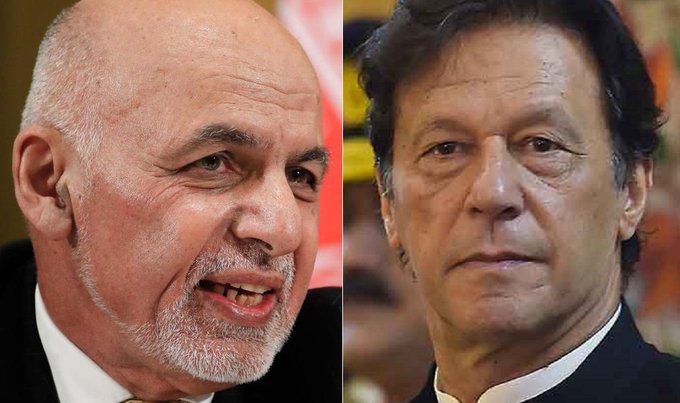 Ashraf Ghani and Imran Khan discuss key issues during a telephone conversation