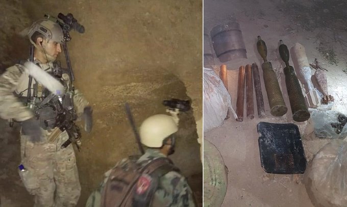 Special Forces kill, detain 7 Taliban militants; destroy weapons cache in Logar