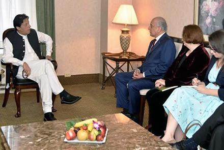 Pakistan PM meets US special envoy for Afghanistan