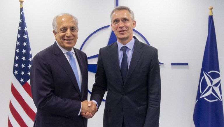 Stoltenberg, Khalilzad Discuss Security Situation in Afghanistan