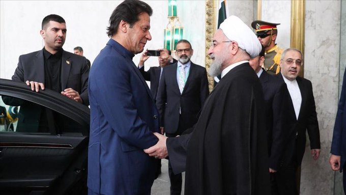 Imran Khan arrives in Tehhran on a day-long official visit of Iran