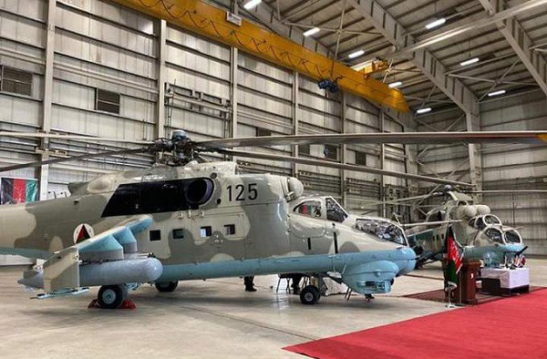 India Hands Over two Mi-35 Attack Helicopters to Afghanistan